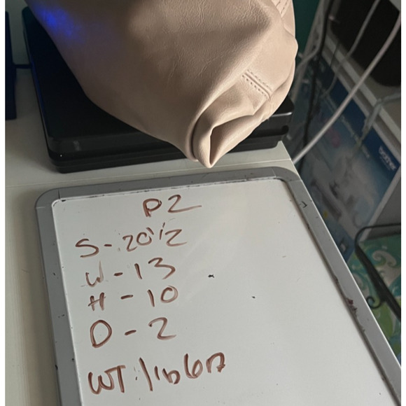 Rosetti Beige Neutral Faux Leather Minimalist Shoulder Purse Preppy Career - Picture 7 of 7